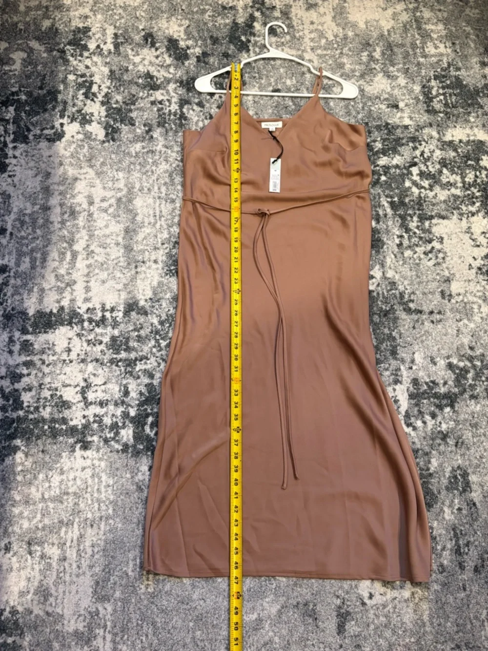 Prologue Satin Cowl-Neck Maxi Dress - Picture 3 of 7